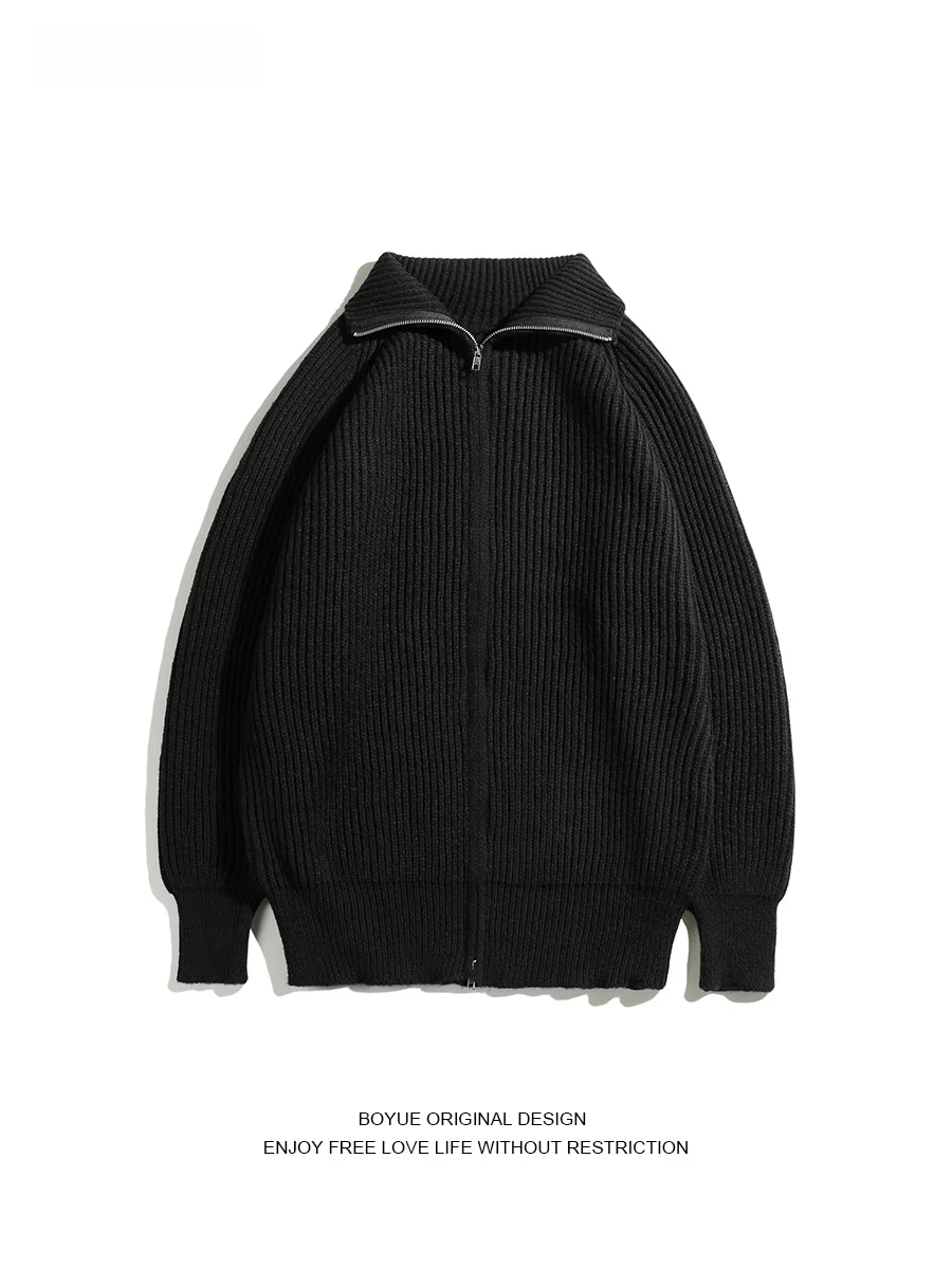 Мужской вязаный кардиган BOYUE: однотонный, утепленный, с воротником на молнии, теплый, универсальный, повседневный, свободный крой, зимнее пальто
Мужской вязаный кардиган BOYUE: однотонный, утепленный, с воротником на молнии, теплый, универсальный, повседневный, свободный крой, зимнее пальто