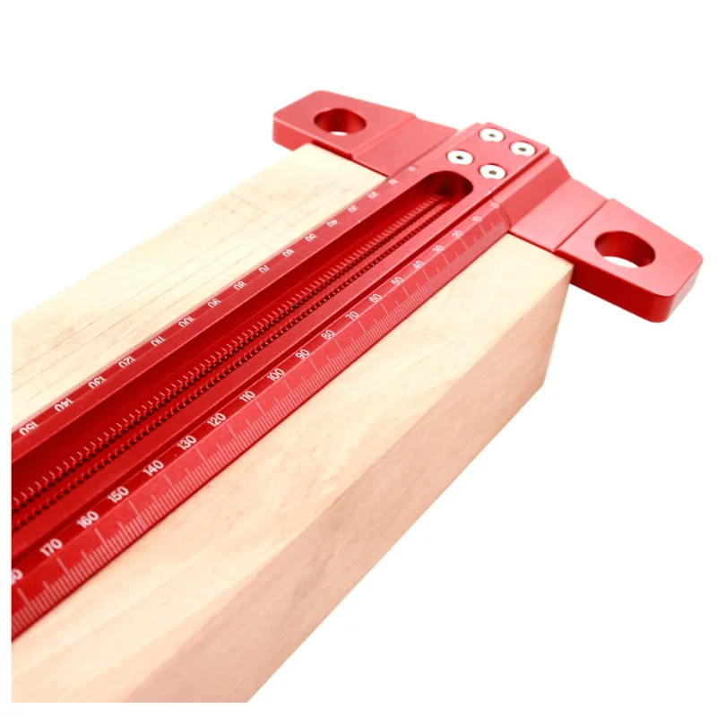 400/500/mm Woodworking Square 1mm Per Hole Marking Guage Aluminum Alloy 90 Degree T Ruler Scriber for Carpenters
400/500/mm Woodworking Square 1mm Per Hole Marking Guage Aluminum Alloy 90 Degree T Ruler Scriber for Carpenters