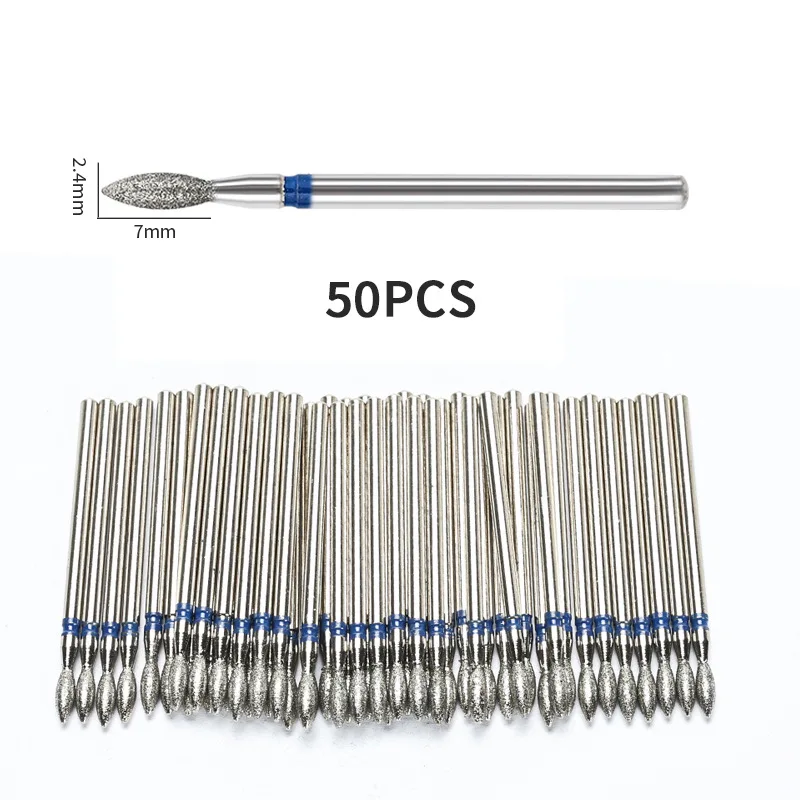50PCS Diamond-Coated Nail Drill Bits Compatible with For Manicure Pedicure Tools for Surface Polishing Applications
50PCS Diamond-Coated Nail Drill Bits Compatible with For Manicure Pedicure Tools for Surface Polishing Applications