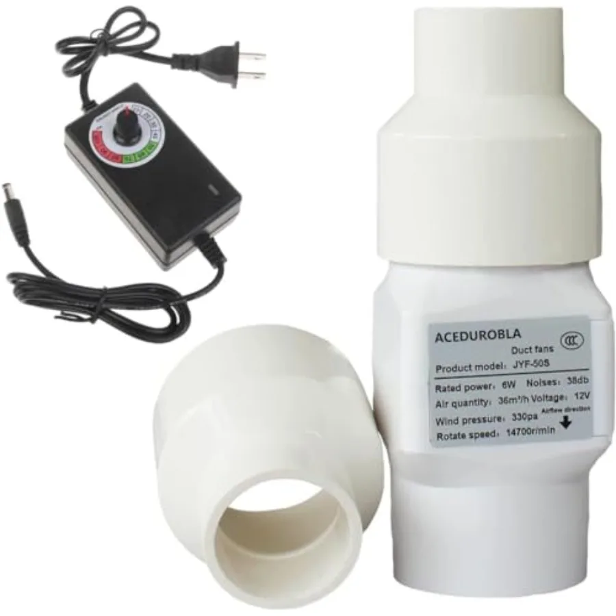 1 inch 2 inch Inline Duct Fan Booster Ventilation Fan Indoor Vent Blower Air Vent Exhaust Fan for Greenhouse Bathroom Tent Base
1 inch 2 inch Inline Duct Fan Booster Ventilation Fan Indoor Vent Blower Air Vent Exhaust Fan for Greenhouse Bathroom Tent Base