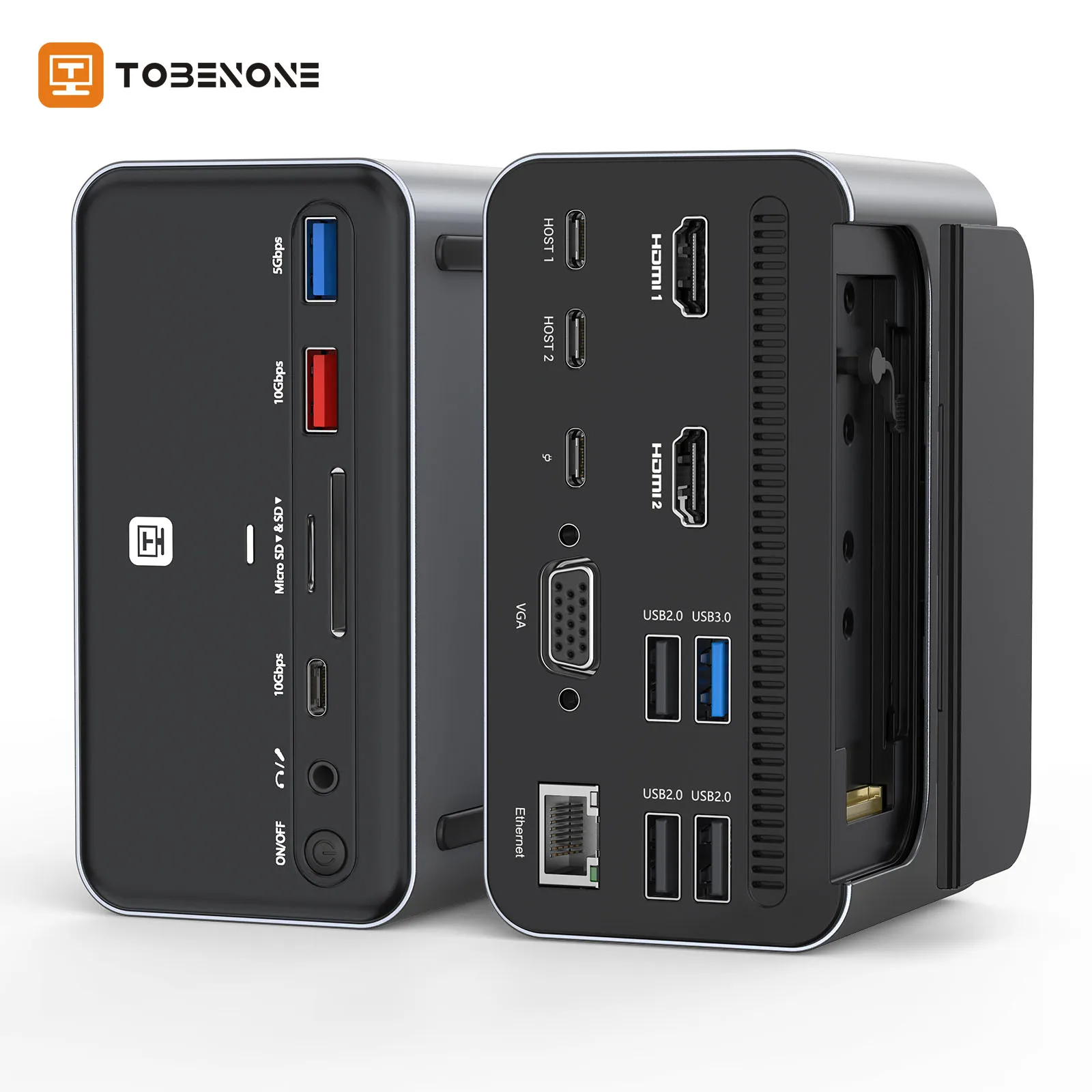 Tobenone USB C Docking Station Dual 4K Monitor With Switch For MacBook Pro/Air Type-C to 2 HDMI HUB Built in SSD Enclosure
Tobenone USB C Docking Station Dual 4K Monitor With Switch For MacBook Pro/Air Type-C to 2 HDMI HUB Built in SSD Enclosure