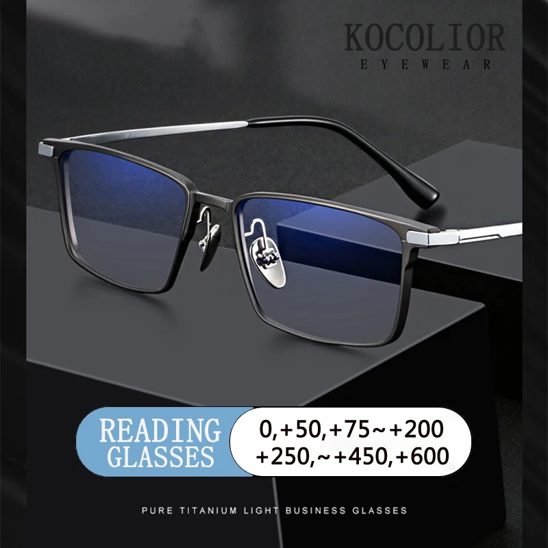 Vintage Ultra-light Aluminum Magnesium Titanium Business Full Frame Eyeglass Men Prescription Anti Blue Ray Reading Glasses
Vintage Ultra-light Aluminum Magnesium Titanium Business Full Frame Eyeglass Men Prescription Anti Blue Ray Reading Glasses