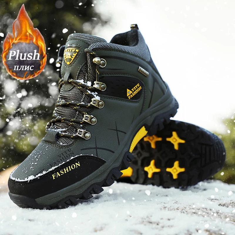 Men Shoes Winter Warm Snow Boots Cotton Shoes Men Outdoor Leather Casual Sneakers High Top Hiking Run Ankle Boots Zapatos Hombre
Men Shoes Winter Warm Snow Boots Cotton Shoes Men Outdoor Leather Casual Sneakers High Top Hiking Run Ankle Boots Zapatos Hombre