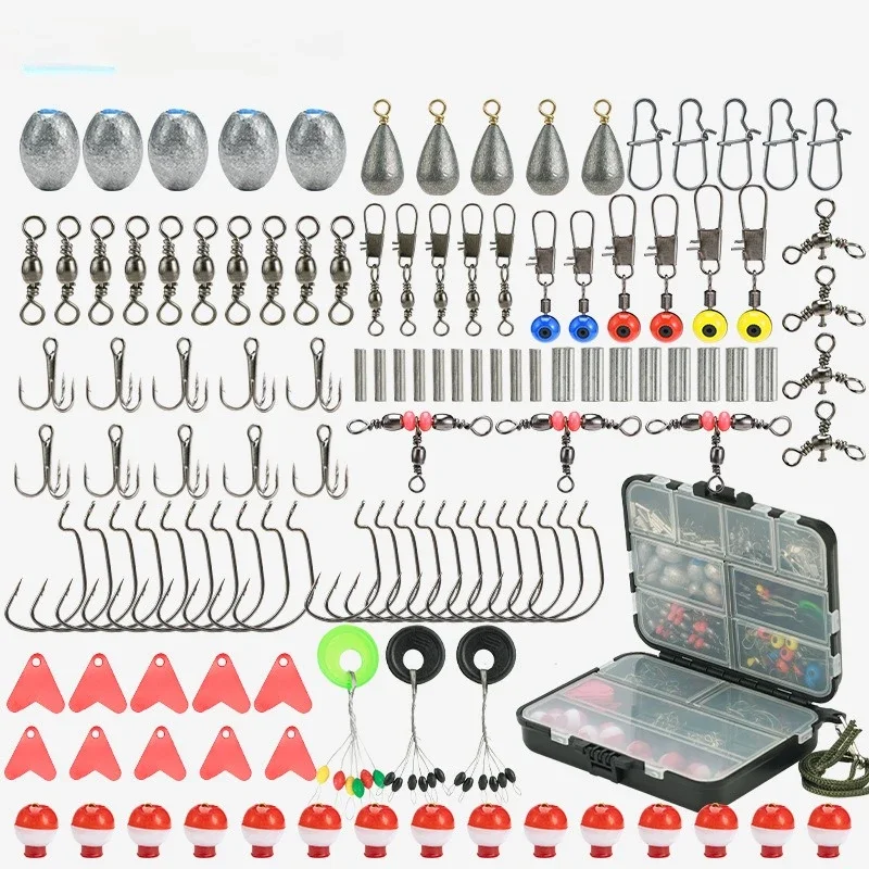 264-piece Lure Set with Various Accessories Crank Hooks Fishing Gear Durable and Waterproof Outdoor Fishing Accessory Kit
264-piece Lure Set with Various Accessories Crank Hooks Fishing Gear Durable and Waterproof Outdoor Fishing Accessory Kit
