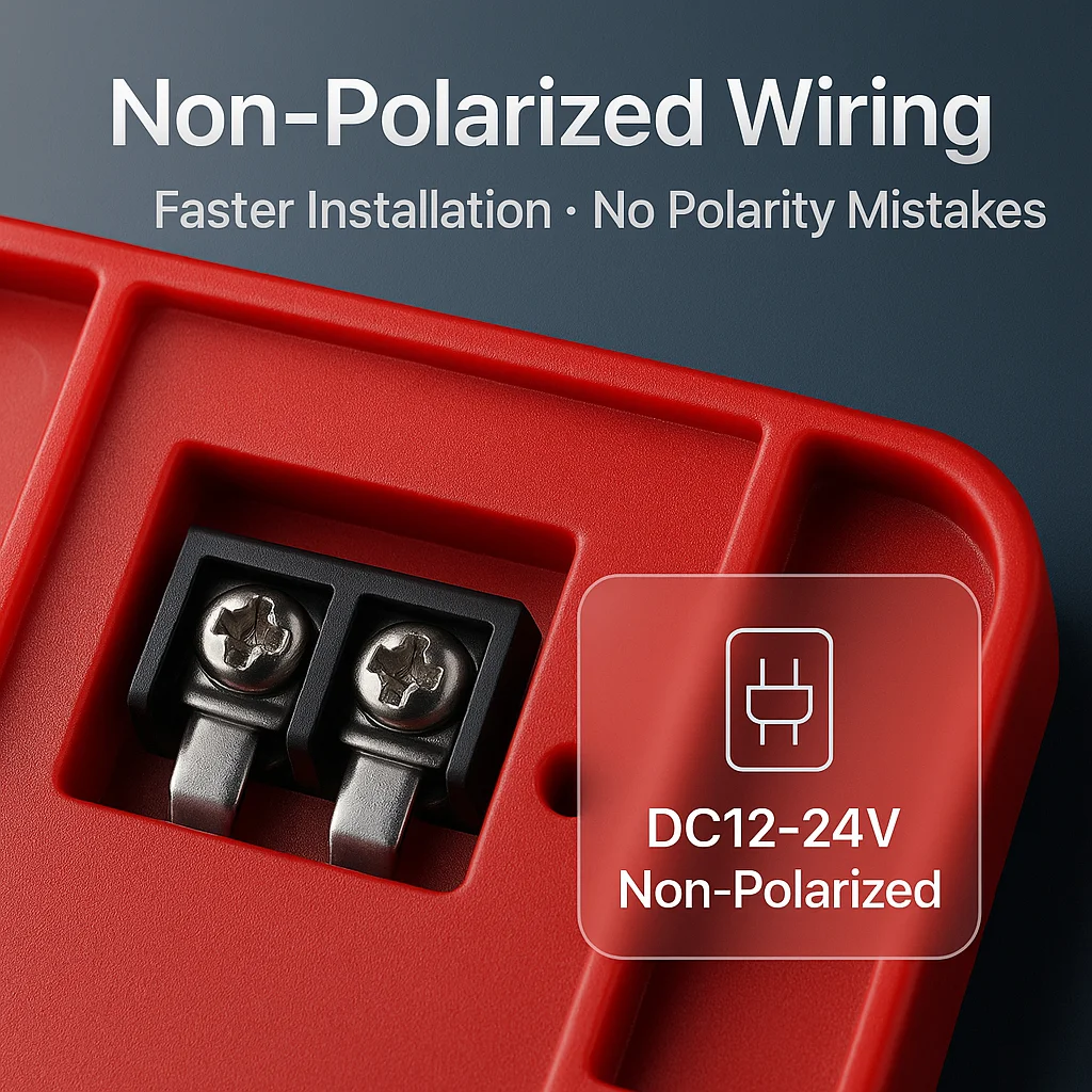 3 Selectable Tones 120dB Fire Alarm, Stable Circuit Long-Life LED for Commercial Security Systems
3 Selectable Tones 120dB Fire Alarm, Stable Circuit Long-Life LED for Commercial Security Systems