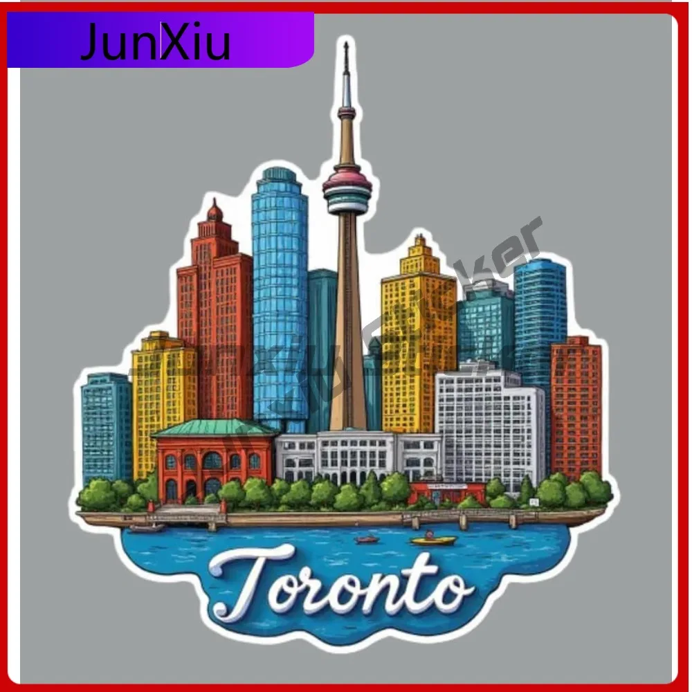 Наклейка для путешествий Toronto Ontario X500, наклейки для мотоциклов, холодильник или ноутбук, внедорожник, кузов, гитара, бампер, графические виниловые наклейки Exteri 
Наклейка для путешествий Toronto Ontario X500, наклейки для мотоциклов, холодильник или ноутбук, внедорожник, кузов, гитара, бампер, графические виниловые наклейки Exteri