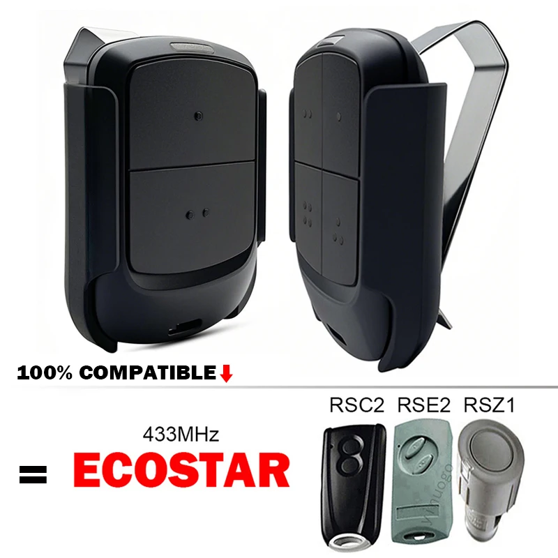 ECOSTAR Clone Remote Control For RSC2 RSE2 RSZ1 Garage Door Remote Control 433MHz Gate Opener Remote Control Rolling Code
ECOSTAR Clone Remote Control For RSC2 RSE2 RSZ1 Garage Door Remote Control 433MHz Gate Opener Remote Control Rolling Code
