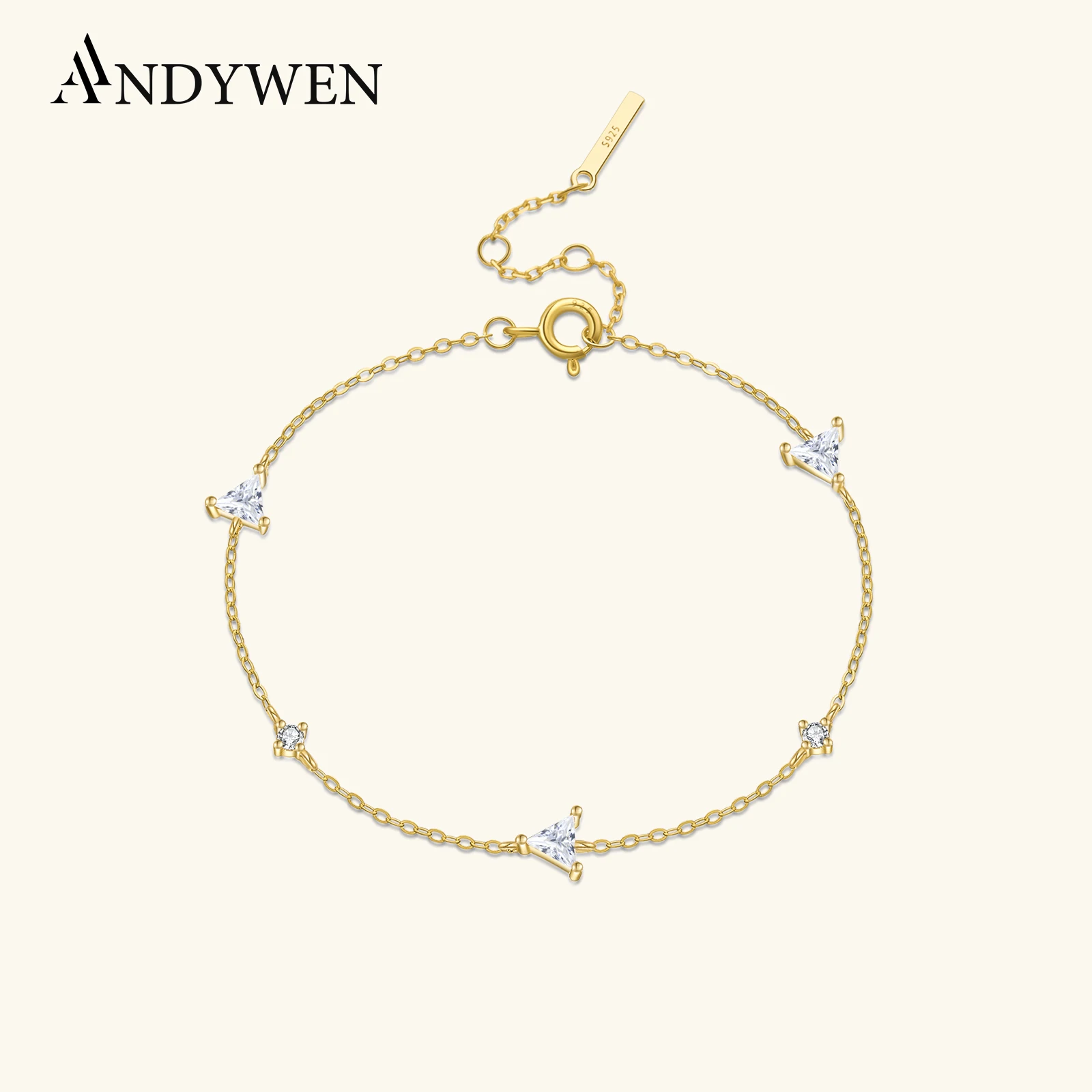 ANDYWEN Women 925 Sterling Silver Triangle Round Zircon CZ Pendant Bracelet 2025 Luxury Fine Vintage Wedding Jewelry Gift
ANDYWEN Women 925 Sterling Silver Triangle Round Zircon CZ Pendant Bracelet 2025 Luxury Fine Vintage Wedding Jewelry Gift