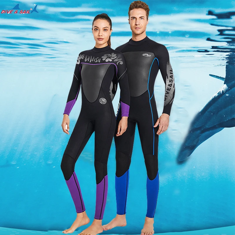 3MM Neoprene One-Piece Thick Warm Wetsuit Men Women Long Sleeved Cold-Proof Surfing Suit Snorkeling Swimming Jellyfish Suit
3MM Neoprene One-Piece Thick Warm Wetsuit Men Women Long Sleeved Cold-Proof Surfing Suit Snorkeling Swimming Jellyfish Suit