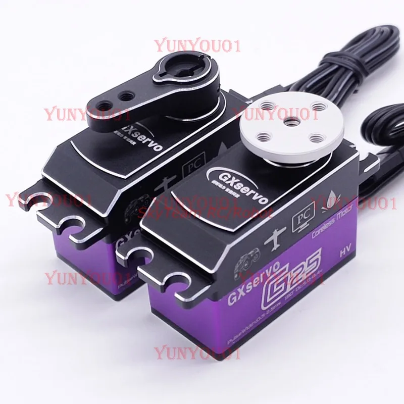 GXServo G25 25kg 7.4v High Pressure Speed Metal Tooth Waterproof Hollow Cup Large Torque Short Body Servo
GXServo G25 25kg 7.4v High Pressure Speed Metal Tooth Waterproof Hollow Cup Large Torque Short Body Servo