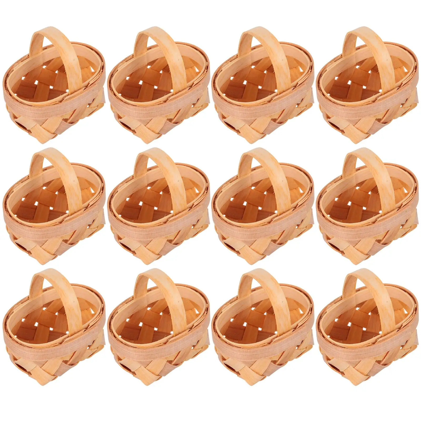 12 Pcs Wood Chips Woven Basket Baby Mini Crates Wooden Baskets for Storage Ornaments
12 Pcs Wood Chips Woven Basket Baby Mini Crates Wooden Baskets for Storage Ornaments