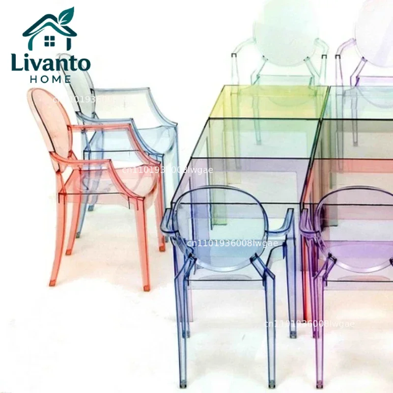 Personal Minimalist Acrylic Chairs Prefabricated House Ghost Modern Lounge Chairs Relaxing Outdoor Muebles Home Decor SY50LC
Personal Minimalist Acrylic Chairs Prefabricated House Ghost Modern Lounge Chairs Relaxing Outdoor Muebles Home Decor SY50LC