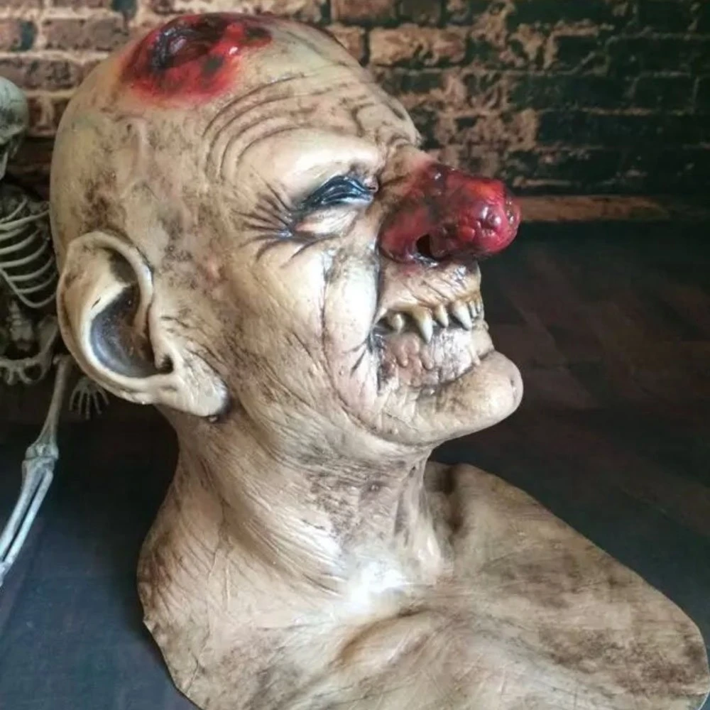 Creepy Costume Party Cosplay Props Scary Clown Mask For Halloween 06# Goblins Big Nose Horror Latex Mask
Creepy Costume Party Cosplay Props Scary Clown Mask For Halloween 06# Goblins Big Nose Horror Latex Mask