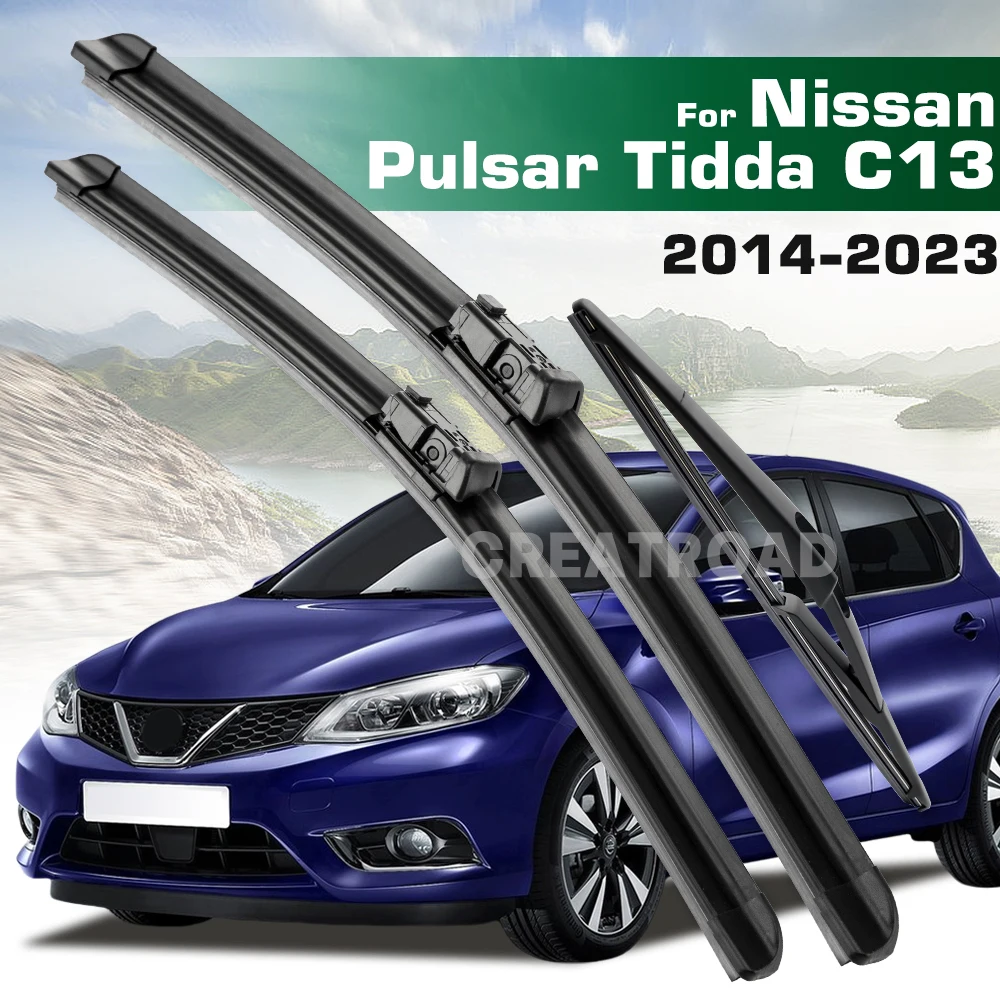 GREATROAD Wiper LHD&RHD Front & Rear Wiper Blades Set For Nissan Pulsar Tidda C13 2014 - 2023 Windshield Windscreen Window
GREATROAD Wiper LHD&RHD Front & Rear Wiper Blades Set For Nissan Pulsar Tidda C13 2014 - 2023 Windshield Windscreen Window
