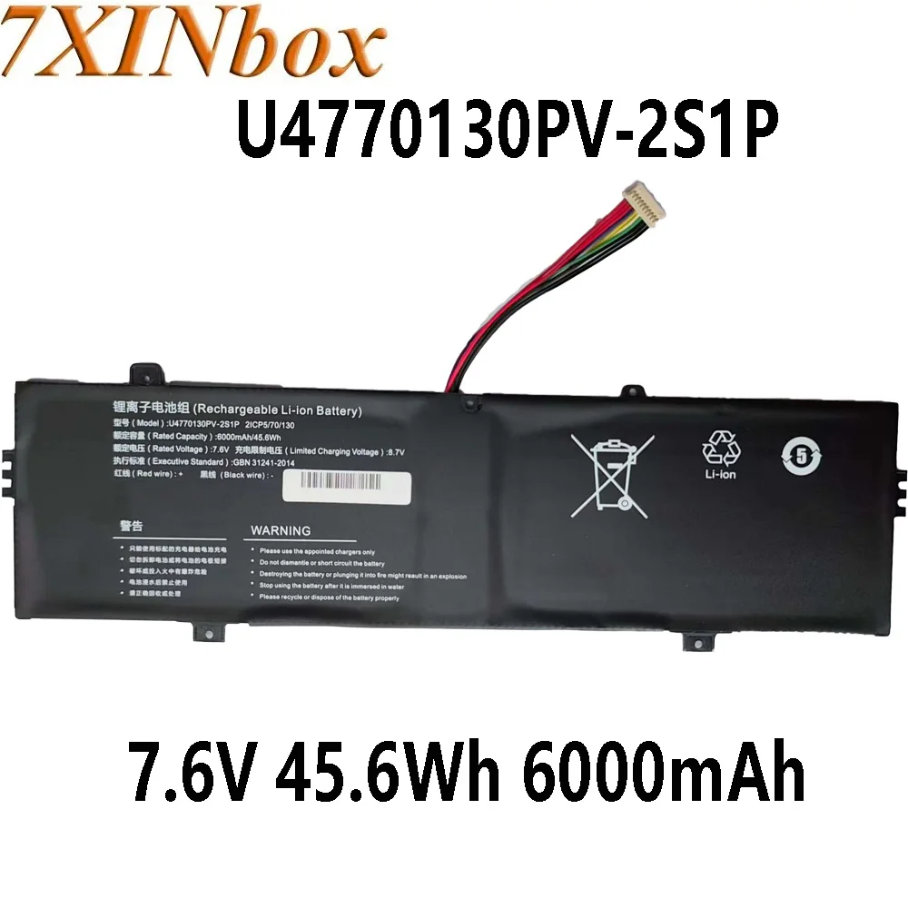 7XINbox U 4770130 PV-2S1P 7,6 В 45,6 Втч 6000 мАч Аккумулятор для ноутбука Teclast Delta F7 Plus 3 14 дюймов 21CP5/70/130 10-проводной
7XINbox U 4770130 PV-2S1P 7,6 В 45,6 Втч 6000 мАч Аккумулятор для ноутбука Teclast Delta F7 Plus 3 14 дюймов 21CP5/70/130 10-проводной