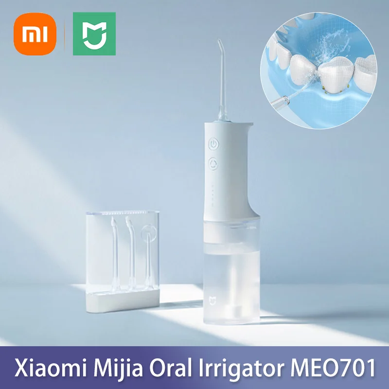 Ирригатор для полости рта Xiaomi Mijia MEO701, портативный ультразвуковой ороситель для полости рта, устройство для очистки зубов
Ирригатор для полости рта Xiaomi Mijia MEO701, портативный ультразвуковой ороситель для полости рта, устройство для очистки зубов