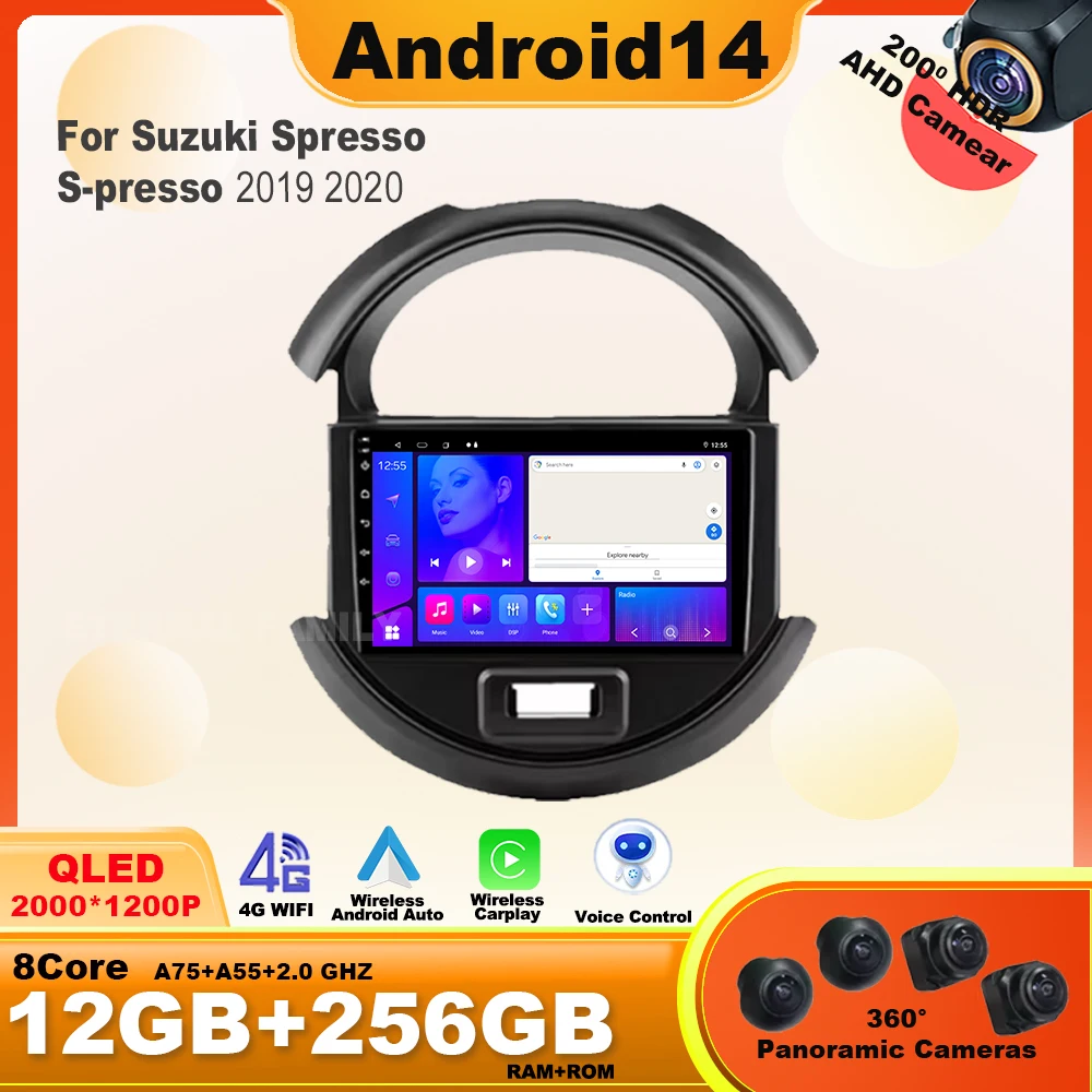 Android 14 Car Radio For Suzuki Spresso S-presso 2019 2020 wireless Carplay DSP Multimedia Video Player Navigation GPS Head Unit
Android 14 Car Radio For Suzuki Spresso S-presso 2019 2020 wireless Carplay DSP Multimedia Video Player Navigation GPS Head Unit