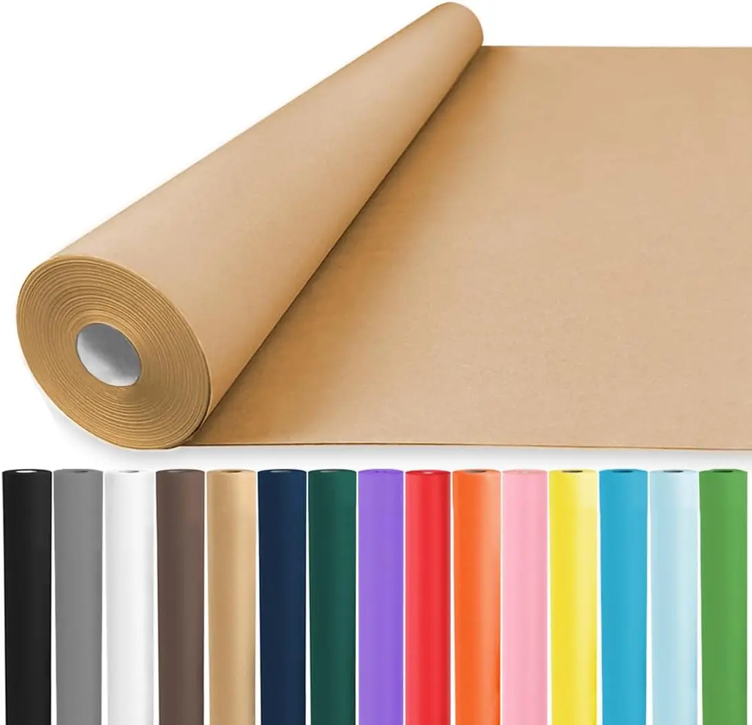 48"x1500"(125') Brown Wrapping Paper Roll for Gift Wrapping, Kraft Craft Paper for Bouquet, Packing, and Poster Board
48"x1500"(125') Brown Wrapping Paper Roll for Gift Wrapping, Kraft Craft Paper for Bouquet, Packing, and Poster Board