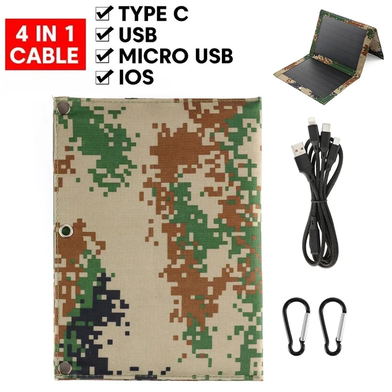 Foldable Solar Panel Bag 19W Rated Power Solar Panel 5V 50W Maximum Power for Mobile Phone Power Bank Notebook MP3 Pad Charging
Foldable Solar Panel Bag 19W Rated Power Solar Panel 5V 50W Maximum Power for Mobile Phone Power Bank Notebook MP3 Pad Charging