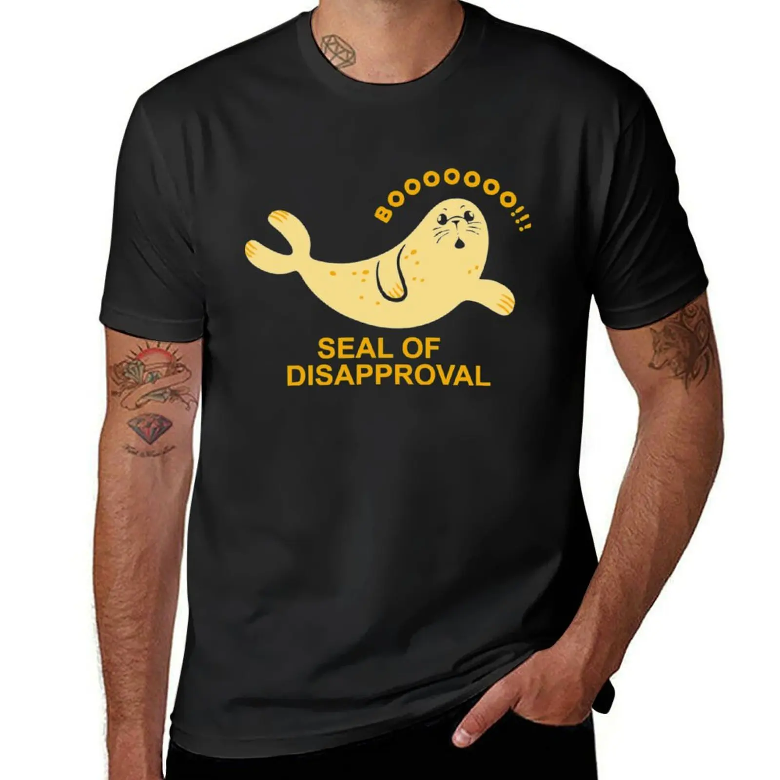 Boo Seal Of Disapproval T-shirt heavyweights Short sleeve tee mens vintage t shirts
Boo Seal Of Disapproval T-shirt heavyweights Short sleeve tee mens vintage t shirts