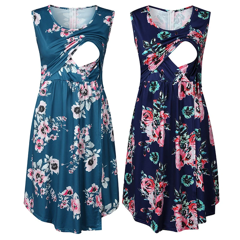 Women Maternity Clothes Lovely Sleeveless printed maternity dress Pregnant Clothes mama Maternity skirt Pregnancy Clothing
Women Maternity Clothes Lovely Sleeveless printed maternity dress Pregnant Clothes mama Maternity skirt Pregnancy Clothing
