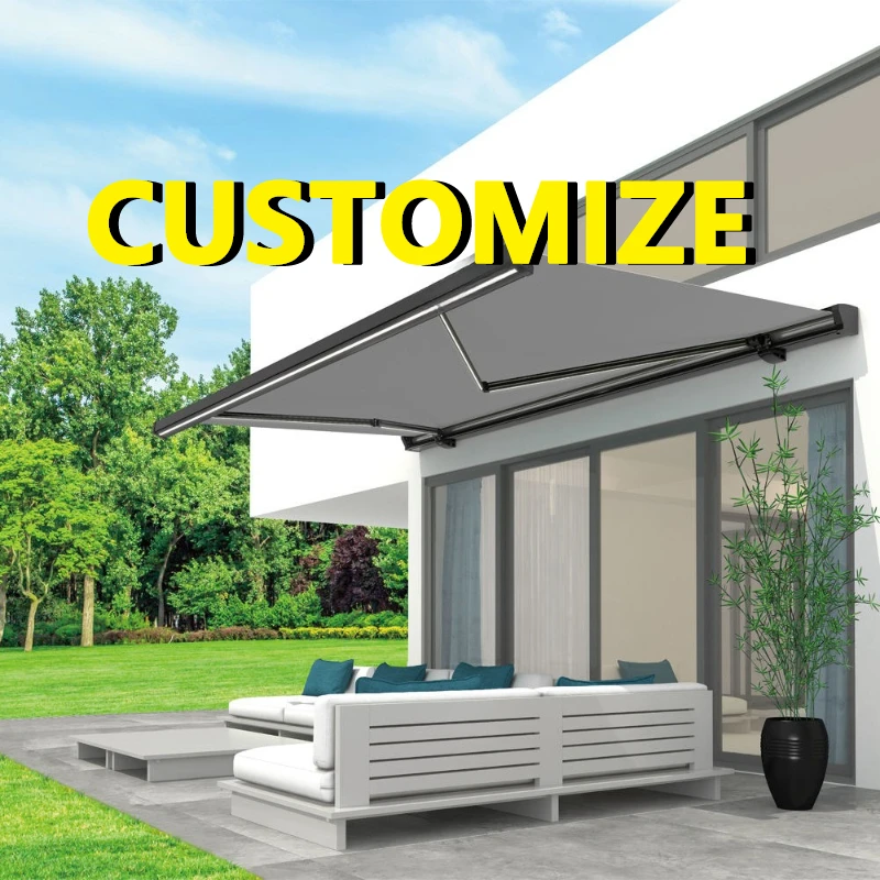 Any Size Custom Outdoor Retractable Awning High Density Polyester Material Anti Aging Sunproof Balcony Garden Patio General Shad
Any Size Custom Outdoor Retractable Awning High Density Polyester Material Anti Aging Sunproof Balcony Garden Patio General Shad