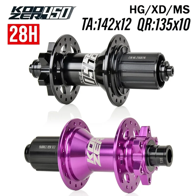 Велосипедная задняя втулка KOOZER 450 с 28 отверстиями, 12x142 TA, 10x135 QR, громкая втулка с 120 щелчками, для MTB, совместима с Shimano Sram HG XD MS
Велосипедная задняя втулка KOOZER 450 с 28 отверстиями, 12x142 TA, 10x135 QR, громкая втулка с 120 щелчками, для MTB, совместима с Shimano Sram HG XD MS