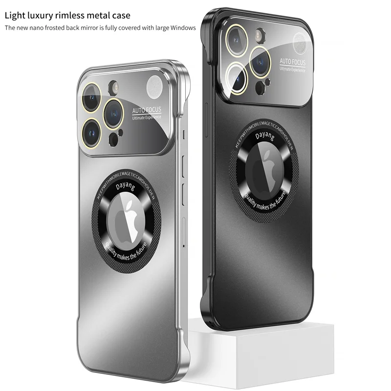 Magnetic Borderless Metal Band Aromatherapy Phone Case For IPhone 15 14 Plus 1312 Pro Max Lens Protection Large Window BackCover
Magnetic Borderless Metal Band Aromatherapy Phone Case For IPhone 15 14 Plus 1312 Pro Max Lens Protection Large Window BackCover