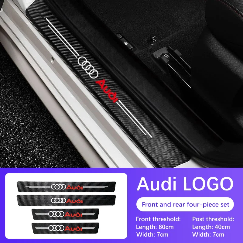 Car Door Sill Carbon Fiber Sticker Threshold Side Anti Scratch Waterproof For Audi A1 A3 A4 A5 A6 B6 C5 C6 C7 A7 A8 Q2 Q3 Q5 S3
Car Door Sill Carbon Fiber Sticker Threshold Side Anti Scratch Waterproof For Audi A1 A3 A4 A5 A6 B6 C5 C6 C7 A7 A8 Q2 Q3 Q5 S3