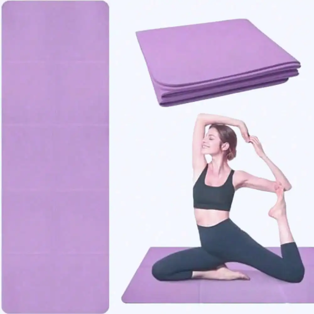 1pc Foldable EVA Yoga Mat, Portable Non-Slip Fitness Gear For Home Workout And Travel! Non-Slip Textured Surface, Stays Dry And Stable. Built-In Fold Lines For Easy Storage And Portability. Redefine Your Workout Experience, Say Goodbye To Bulky, Slippery,
1pc Foldable EVA Yoga Mat, Portable Non-Slip Fitness Gear For Home Workout And Travel! Non-Slip Textured Surface, Stays Dry And Stable. Built-In Fold Lines For Easy Storage And Portability. Redefine Your Workout Experience, Say Goodbye To Bulky, Slippery,