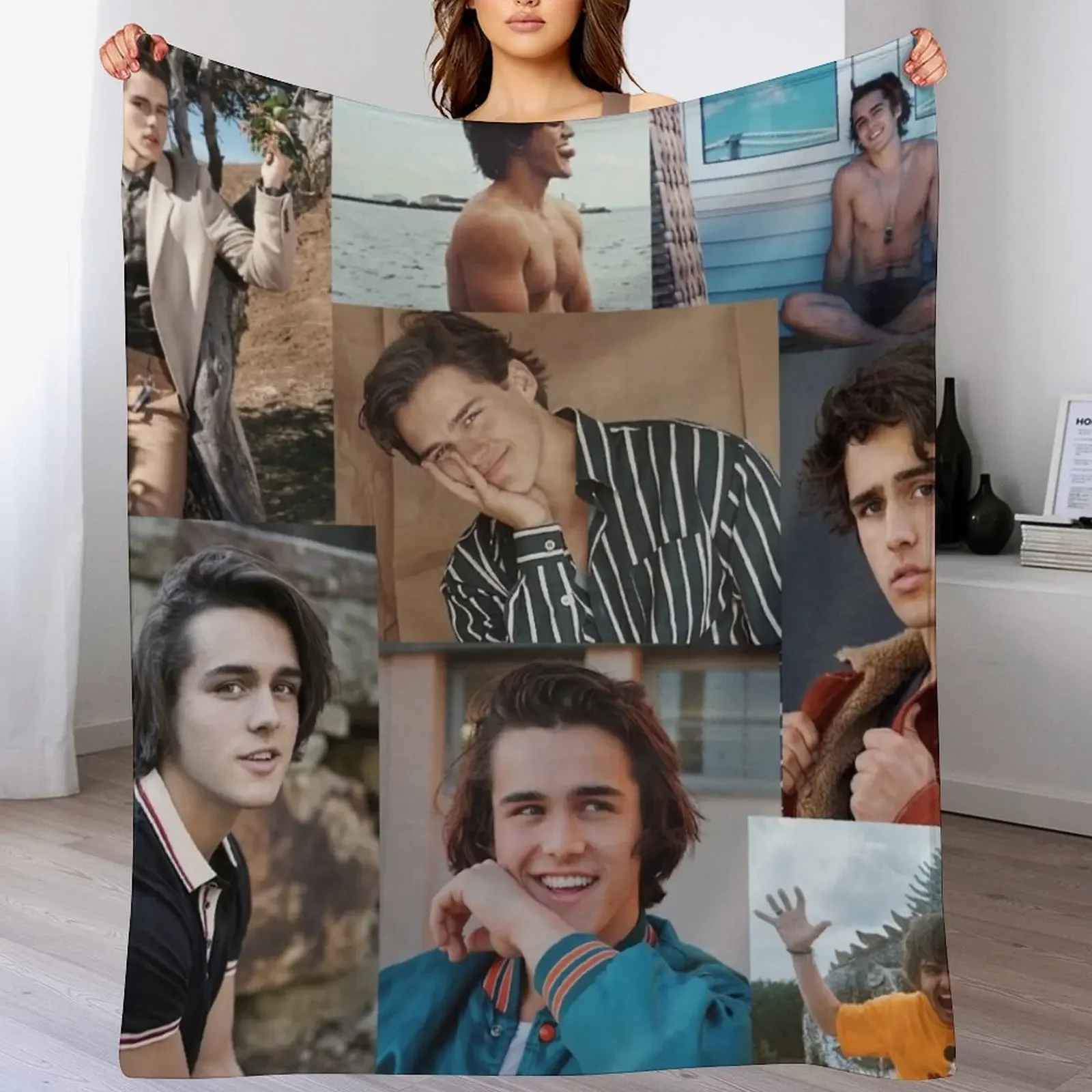 Collage of Charlie Gillespie Throw Blanket Year Round Soft Comfortable Blanket for Home
Collage of Charlie Gillespie Throw Blanket Year Round Soft Comfortable Blanket for Home