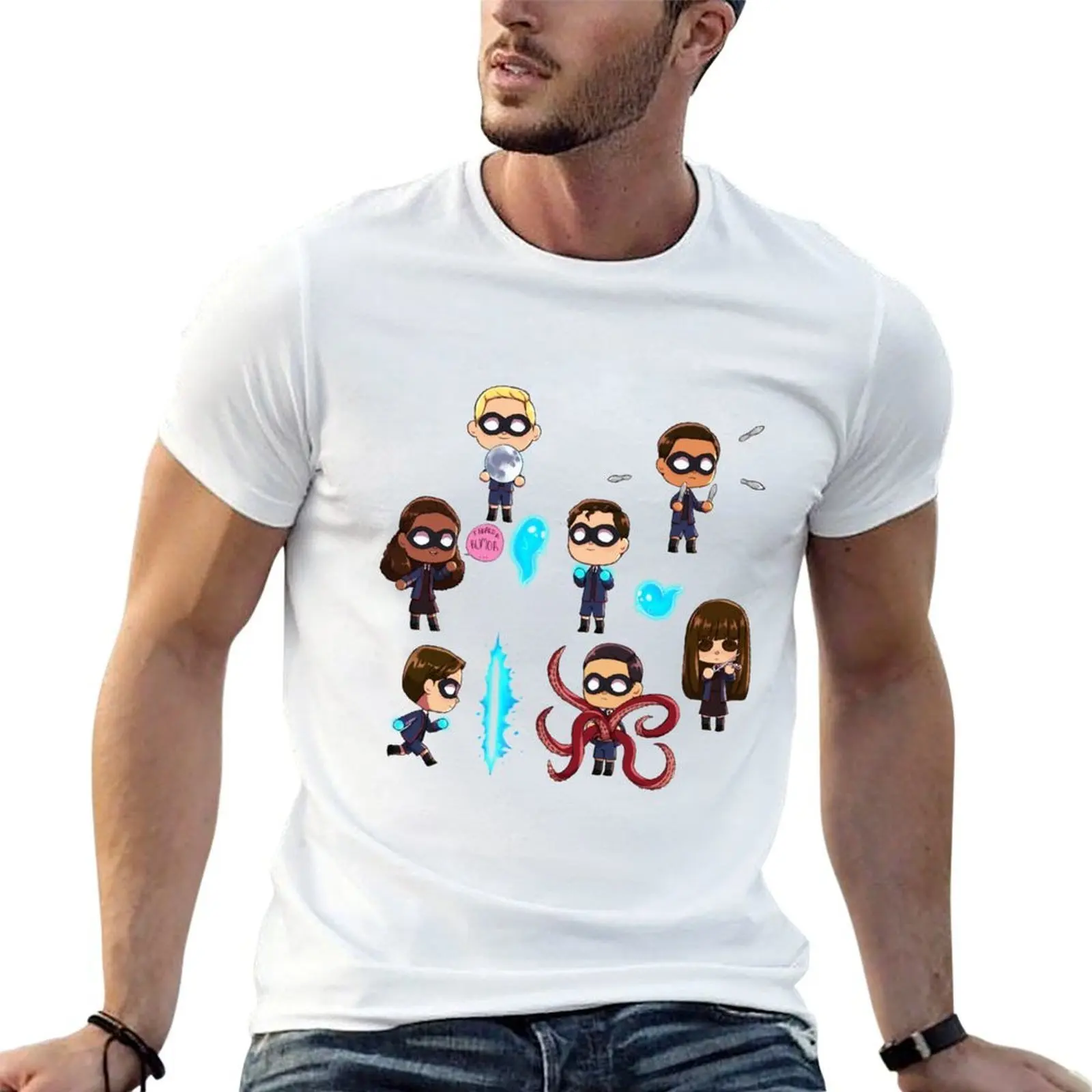 Chibi hargreeves set T-Shirt t shirt personalised mens graphic t shirts cotton t shirt man T-Shirt
Chibi hargreeves set T-Shirt t shirt personalised mens graphic t shirts cotton t shirt man T-Shirt