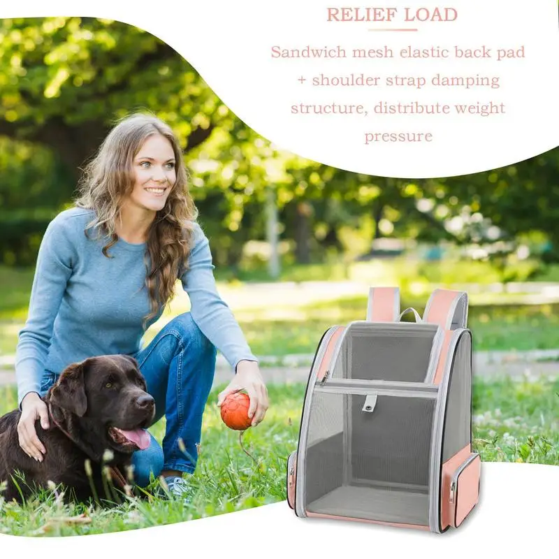 Backpack For Cats Pet Backpack With Large-Caliber Portable Pet Supplies With With Non-slip Bottom Plate For Small Medium Animals
Backpack For Cats Pet Backpack With Large-Caliber Portable Pet Supplies With With Non-slip Bottom Plate For Small Medium Animals