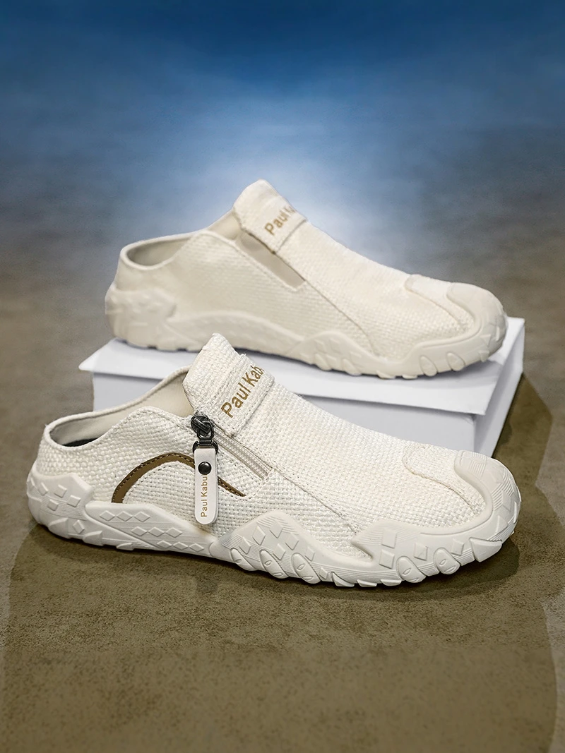 Men's Summer Lightweight Comfortable Anti-slip Wear-Resistant Casual Shoes Head Cover Slippers Sports Fashionable Breathable
Men's Summer Lightweight Comfortable Anti-slip Wear-Resistant Casual Shoes Head Cover Slippers Sports Fashionable Breathable
