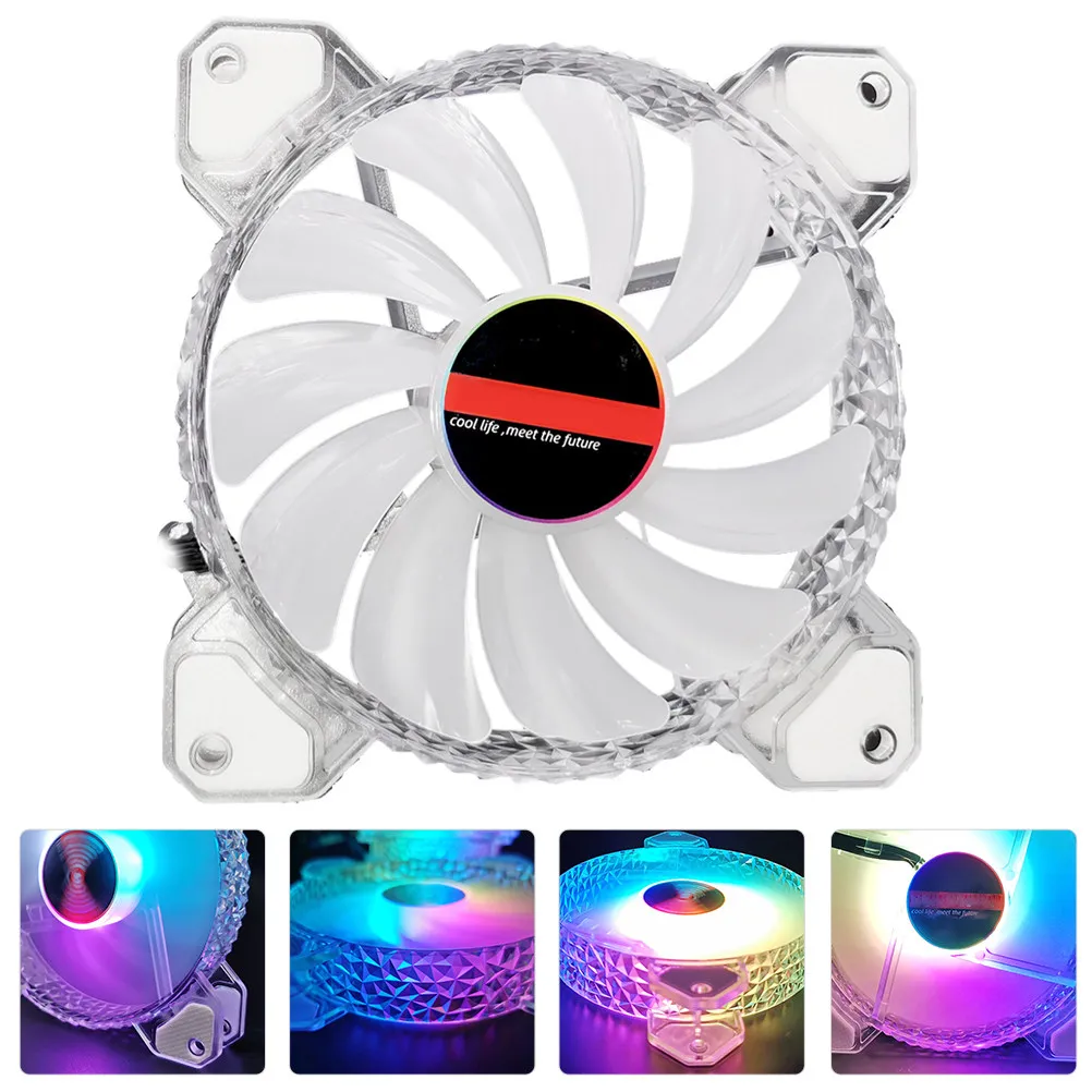 Rgb Computer Case Cooling Fan ABS Plastic Low Noise High Performance Decorative LED Lighting Air Cooler for Desktop
Rgb Computer Case Cooling Fan ABS Plastic Low Noise High Performance Decorative LED Lighting Air Cooler for Desktop