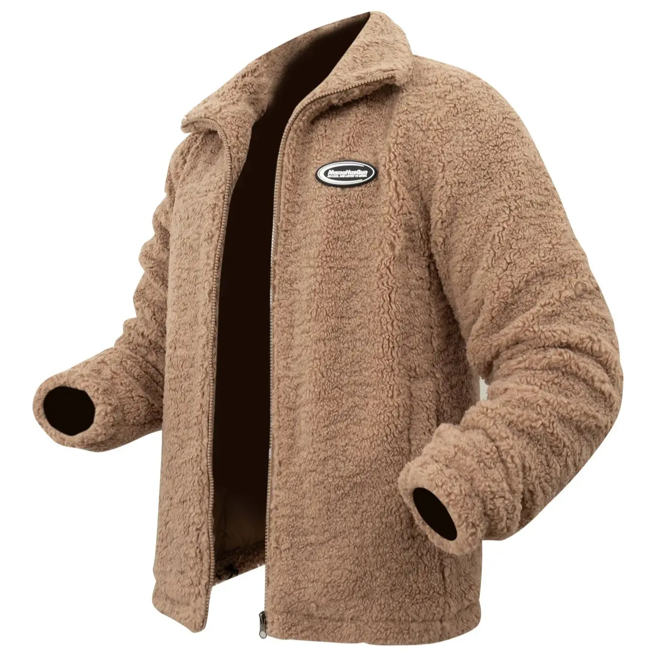 Men's Long Sleeve Solid Colour Outerwear Wool Polar Fleece Full-Zip Loose Jacket Fall and Winter Thick Warm Coats
Men's Long Sleeve Solid Colour Outerwear Wool Polar Fleece Full-Zip Loose Jacket Fall and Winter Thick Warm Coats