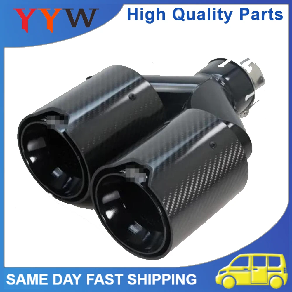 High Quality Car Accessories 2PCS Dual Car Carbon Fiber Exhaust TWIN End Tips Tail Pipe For BMW 63mm In 101MM Out
High Quality Car Accessories 2PCS Dual Car Carbon Fiber Exhaust TWIN End Tips Tail Pipe For BMW 63mm In 101MM Out