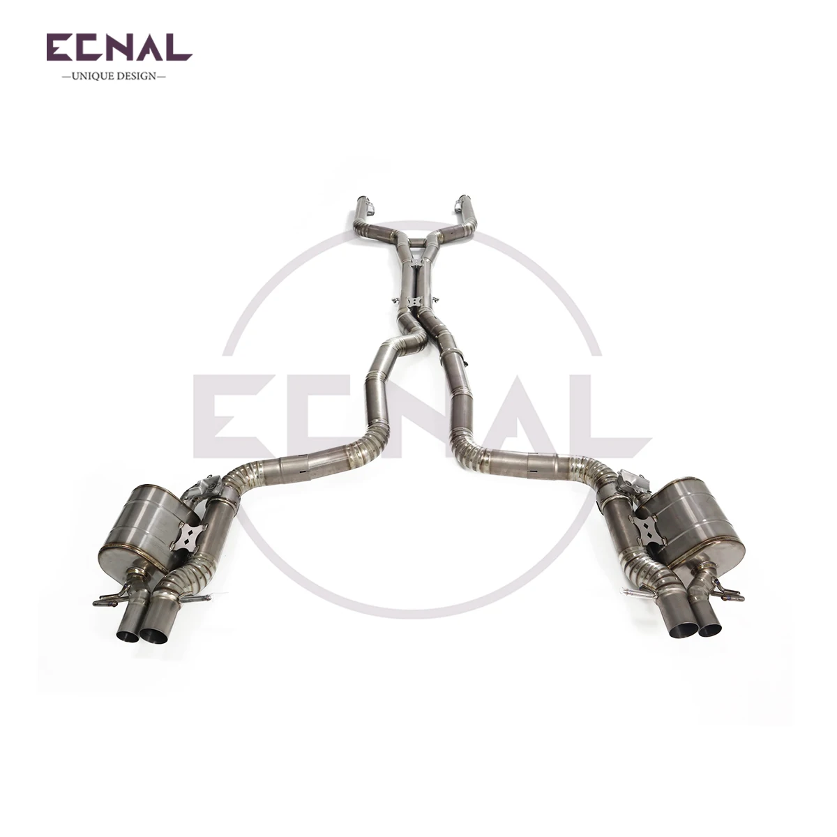 Выхлопная система Ecnal Catback с клапаном для Mercedes-Benz W205.2 C63 4.0T V8 2020+ из титанового сплава TC4 с глушителем и клапаном
Выхлопная система Ecnal Catback с клапаном для Mercedes-Benz W205.2 C63 4.0T V8 2020+ из титанового сплава TC4 с глушителем и клапаном