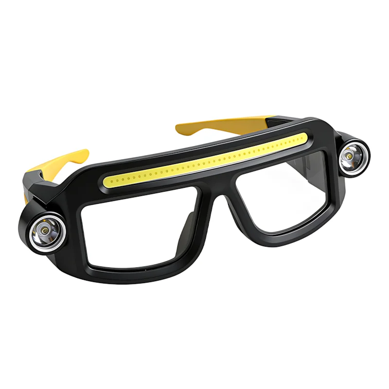 Rechargeable Glasses Light Hands Free COB LED Eyeglasses 90g IPX4 Headlamp for Outdoors Cycling Fishing Mechanic
Rechargeable Glasses Light Hands Free COB LED Eyeglasses 90g IPX4 Headlamp for Outdoors Cycling Fishing Mechanic
