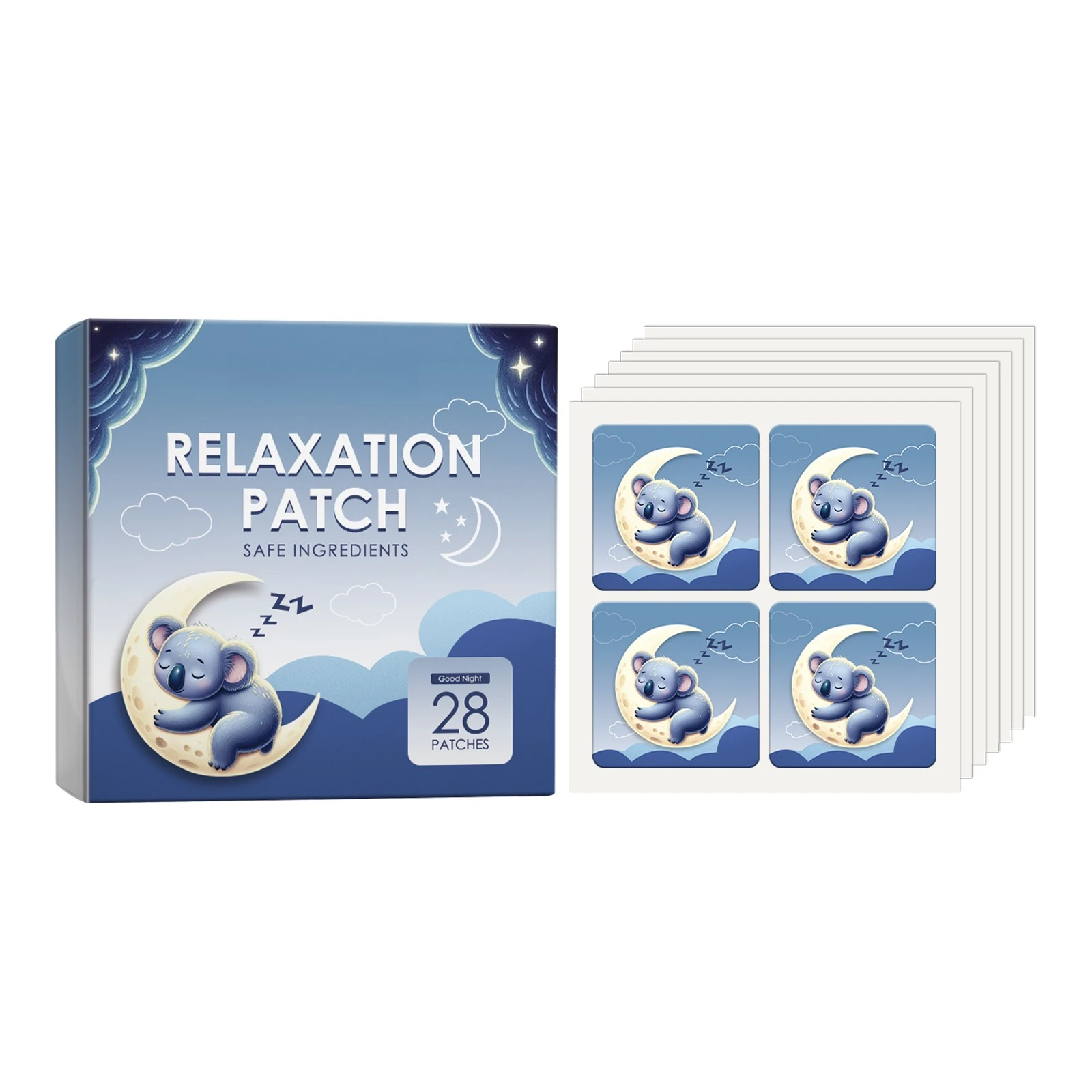 Sleep good night cartoon sticker, help you fall asleep quickly at night, care for sleep quality, sleep patch
Sleep good night cartoon sticker, help you fall asleep quickly at night, care for sleep quality, sleep patch