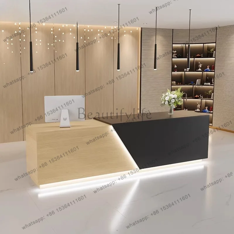 LJY Simple Company Reception Desks Aesthetic Minimalist Design European Reception Desks Display Welcome Mostrador Trendy Furnitu
LJY Simple Company Reception Desks Aesthetic Minimalist Design European Reception Desks Display Welcome Mostrador Trendy Furnitu