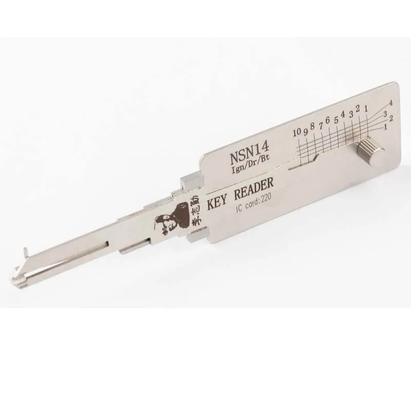 Оригинальные инструменты Lishi 2 в 1, считыватель ключей NSN14, Dr/Bt/Ign, используемый для автомобилей N Issan Lo cksmith, китайский заводской инструмент для выбора поставки
Оригинальные инструменты Lishi 2 в 1, считыватель ключей NSN14, Dr/Bt/Ign, используемый для автомобилей N Issan Lo cksmith, китайский заводской инструмент для выбора поставки