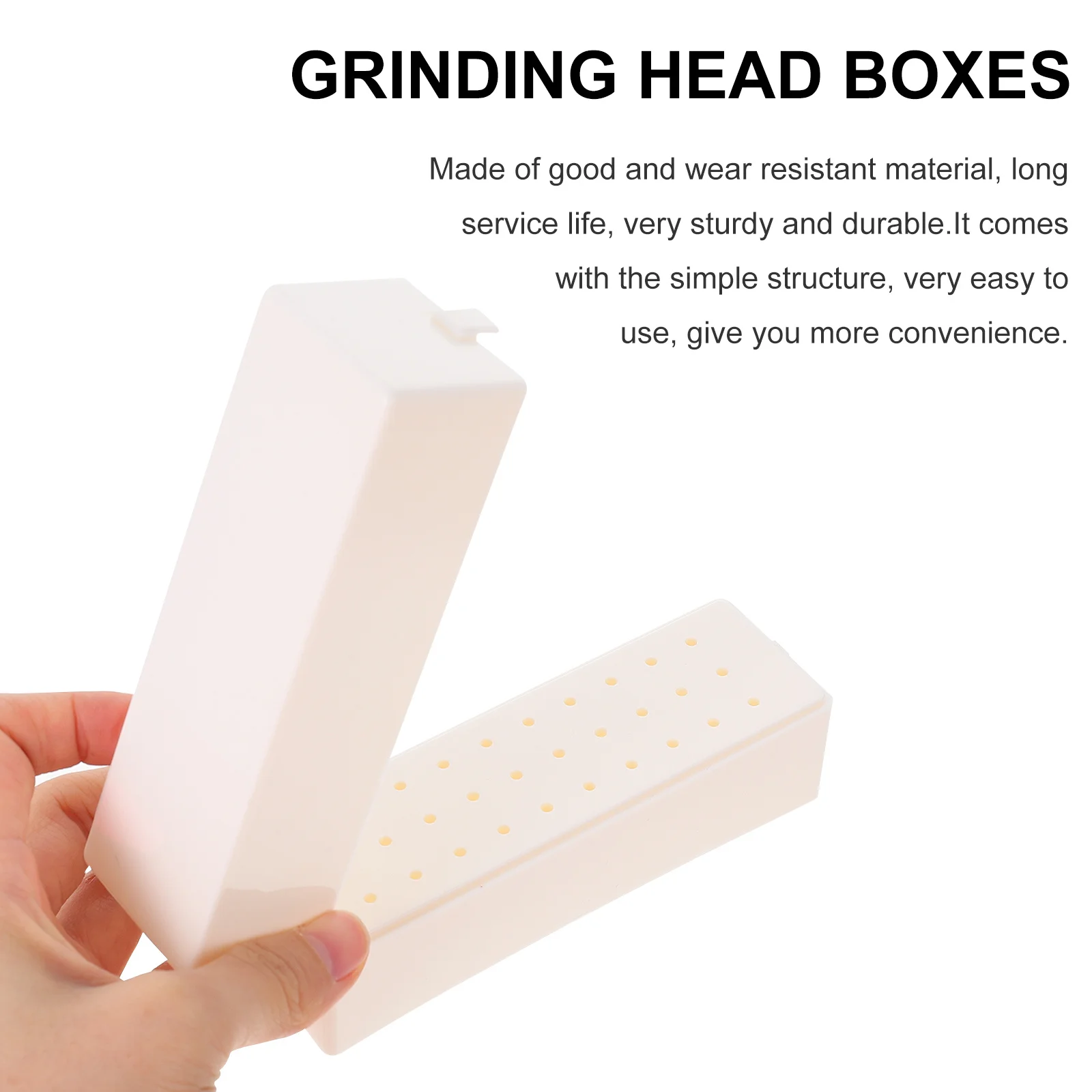 2Pcs Nail Polishing Heads Box Reliable Manicure Accessory Long Service Life Easy to Use Nail Shop Organizer Polish Head Boxes
2Pcs Nail Polishing Heads Box Reliable Manicure Accessory Long Service Life Easy to Use Nail Shop Organizer Polish Head Boxes