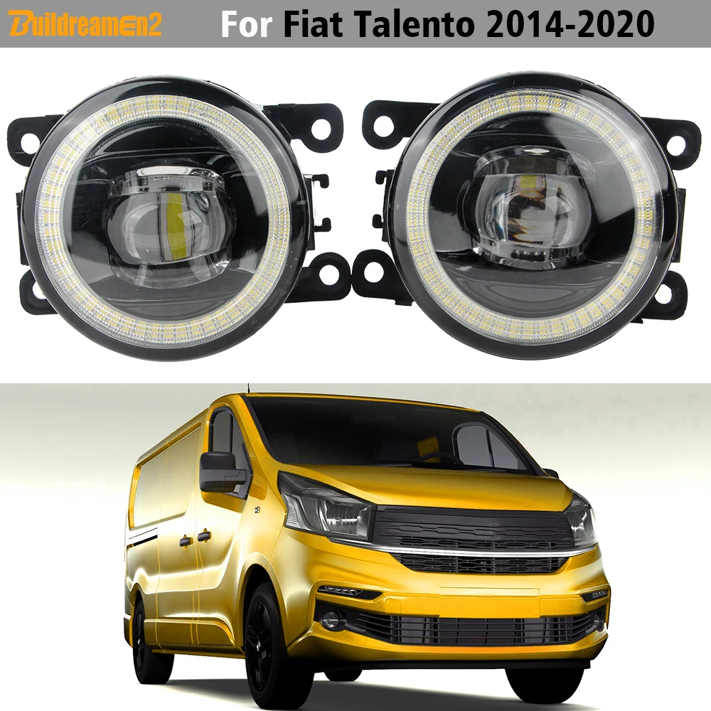 2 X 30W H11 Car Front LED Lens Angel Eye Fog Light Daytime Running Lamp DRL Accessories 6000LM 12V For Fiat Talento 2014-2020
2 X 30W H11 Car Front LED Lens Angel Eye Fog Light Daytime Running Lamp DRL Accessories 6000LM 12V For Fiat Talento 2014-2020