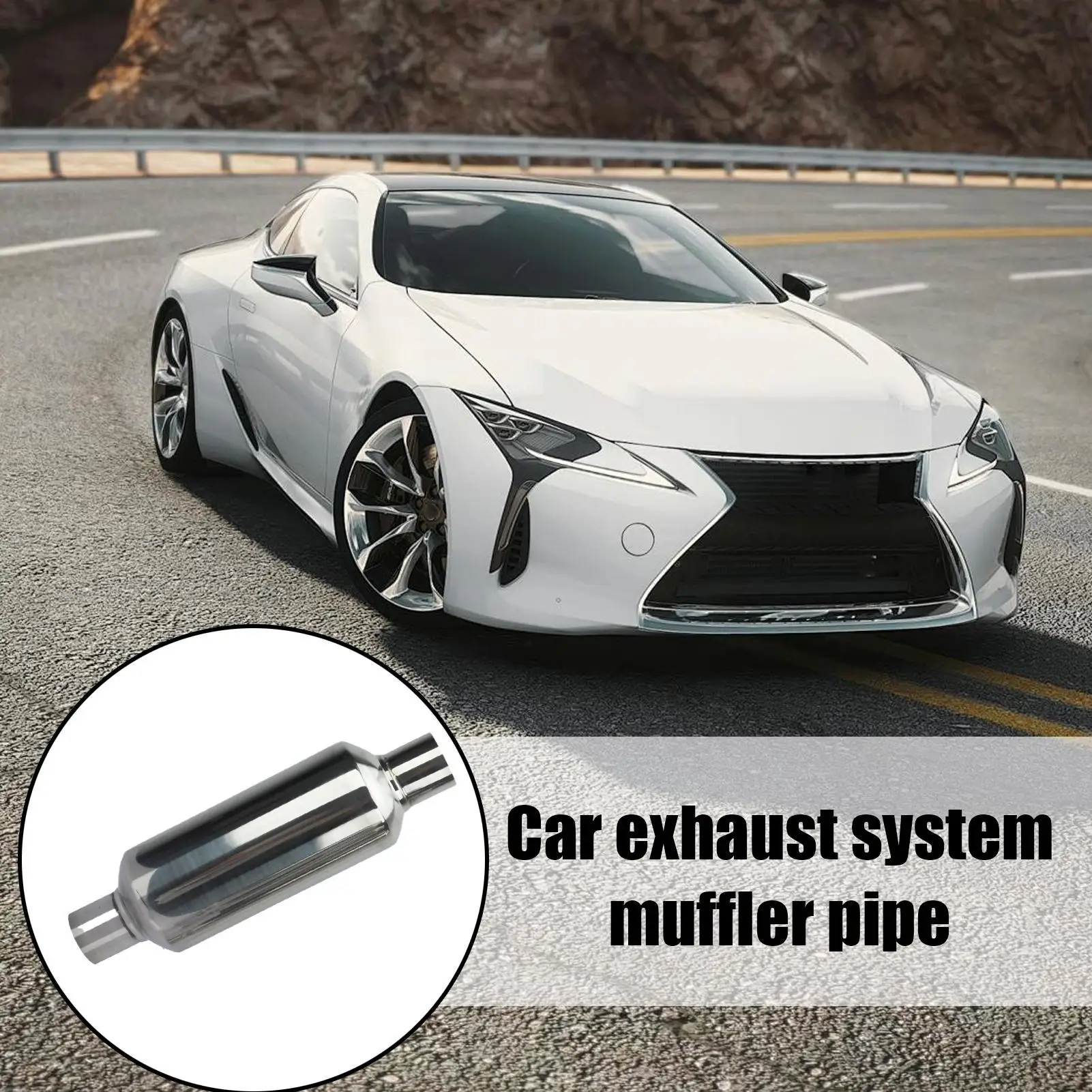 Performance Muffler Stainless Steel Car Exhaust Tip Pipes Replacement Parts For Quiet Driving Sport Reduce Emission Pollution
Performance Muffler Stainless Steel Car Exhaust Tip Pipes Replacement Parts For Quiet Driving Sport Reduce Emission Pollution