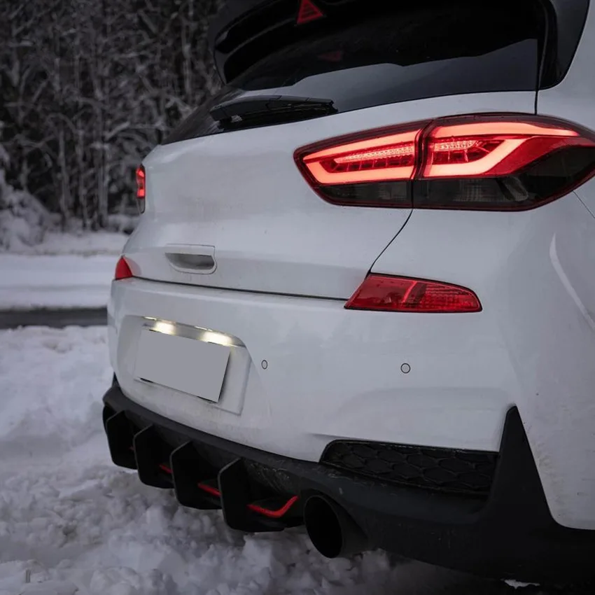 Rear Bumper Diffuser Lip Rear Side Splitters Spoiler Lip For Hyundai I30N MK3 Hatchback 2017-2019 Rear Bumper Protector
Rear Bumper Diffuser Lip Rear Side Splitters Spoiler Lip For Hyundai I30N MK3 Hatchback 2017-2019 Rear Bumper Protector