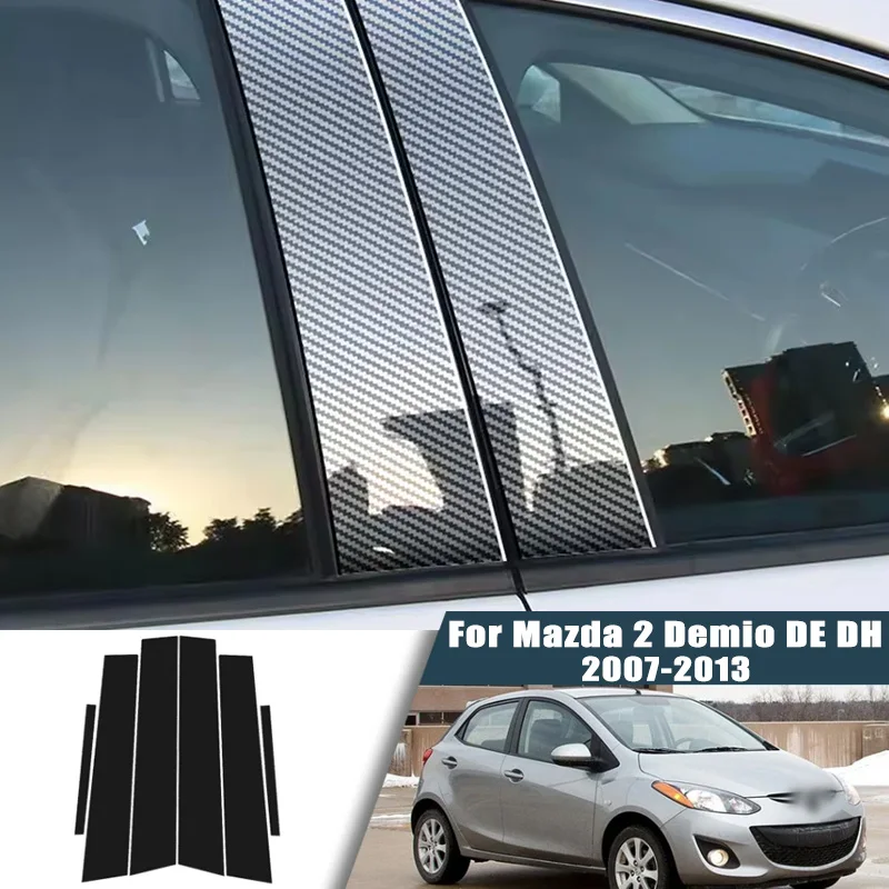 Glossy Black Carbon Fiber Window Door Deal B C Pillar Post Cover Sticker For Mazda 2 Demio DE DH 2007-2013 2008 2009 2010 2011
Glossy Black Carbon Fiber Window Door Deal B C Pillar Post Cover Sticker For Mazda 2 Demio DE DH 2007-2013 2008 2009 2010 2011