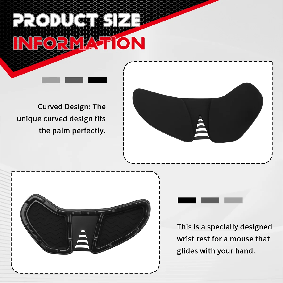 【СОВЕРШЕННО НОВИНКА】Эргономичная поддержка запястья мыши, скользящая подушечка для запястья, которая движется с мышью, для офиса, игровая черная
【СОВЕРШЕННО НОВИНКА】Эргономичная поддержка запястья мыши, скользящая подушечка для запястья, которая движется с мышью, для офиса, игровая черная