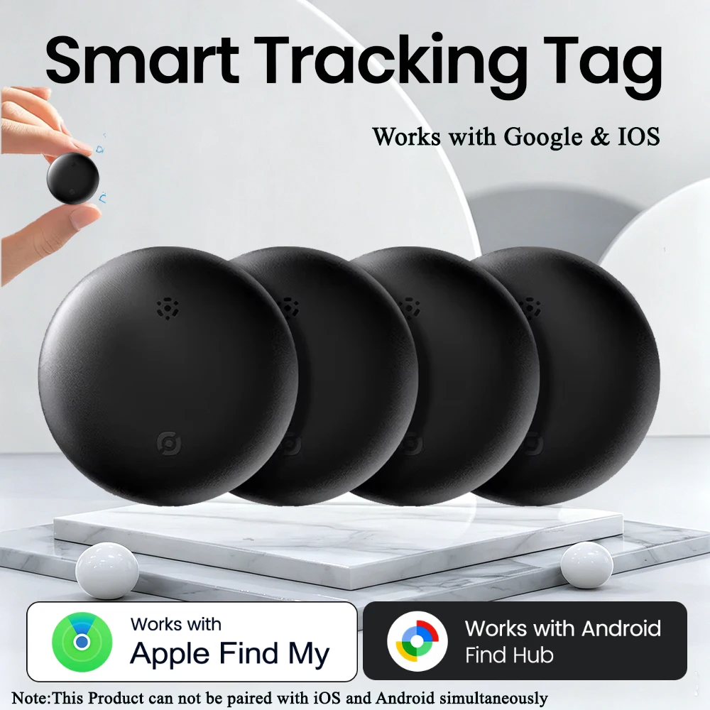 1-4Pcs Dual System GPS Tracker Tag Android Finder Compatible with IOS&Google Find Hub APP Bag Keys Wallet Finder Anti-Lost Tag
1-4Pcs Dual System GPS Tracker Tag Android Finder Compatible with IOS&Google Find Hub APP Bag Keys Wallet Finder Anti-Lost Tag