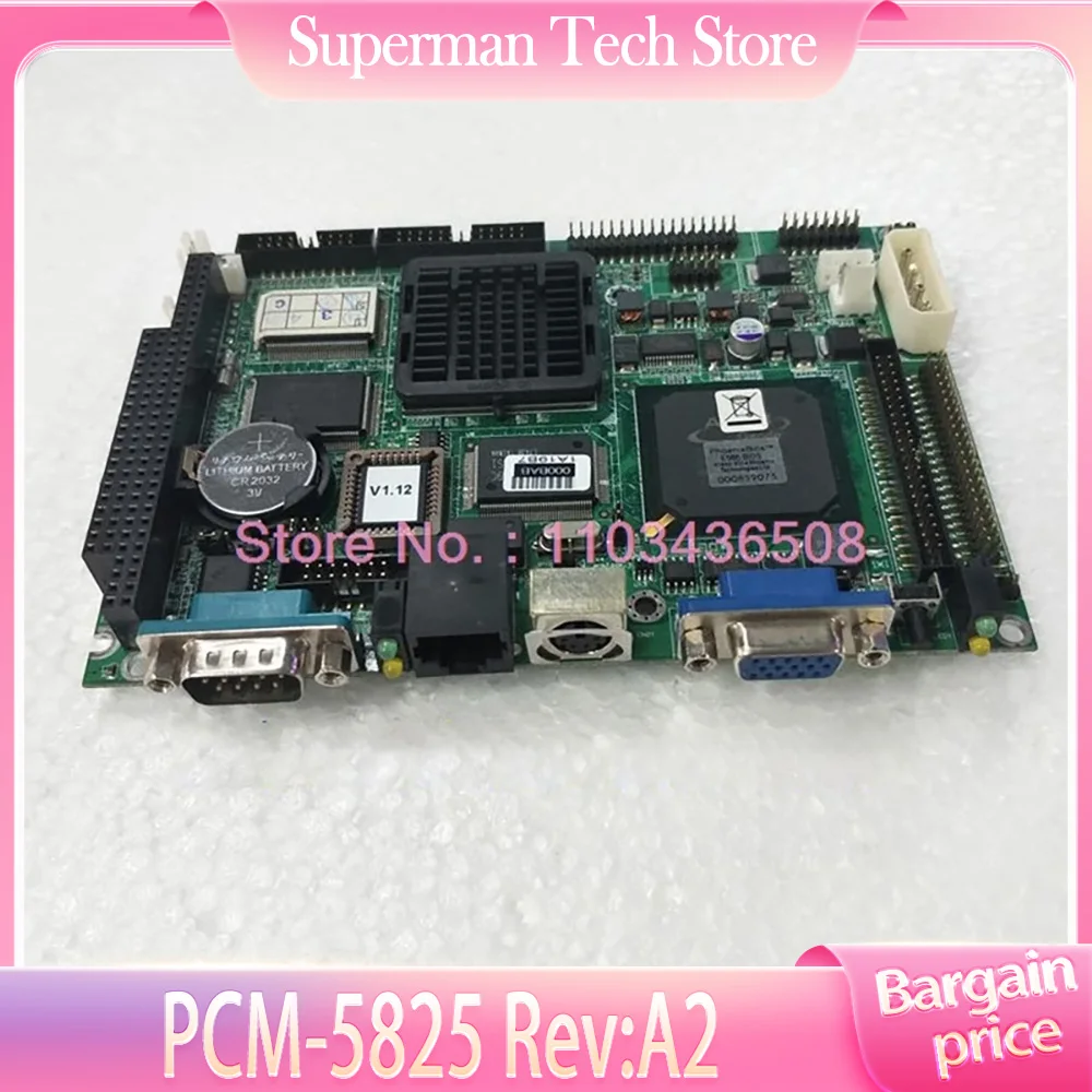 For Original Advantech Industrial Control Motherboard PCM-5825 Rev:A2
For Original Advantech Industrial Control Motherboard PCM-5825 Rev:A2